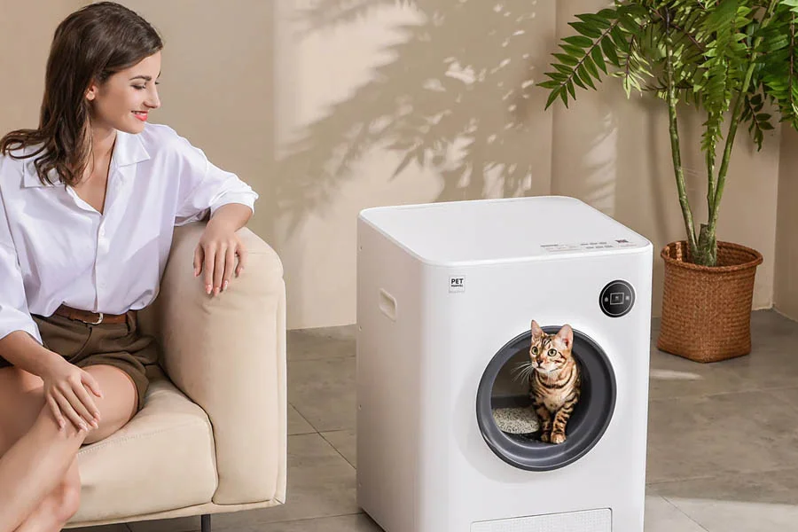 pet safe self cleaning litter box