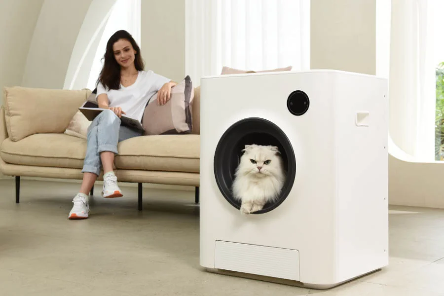 how does litter robot work